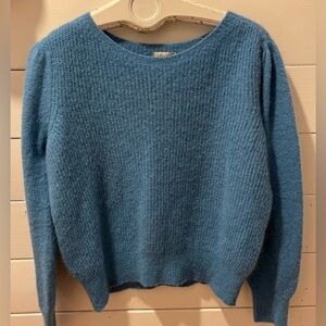 SARA CORSI Blue 15% mohair sweater size S